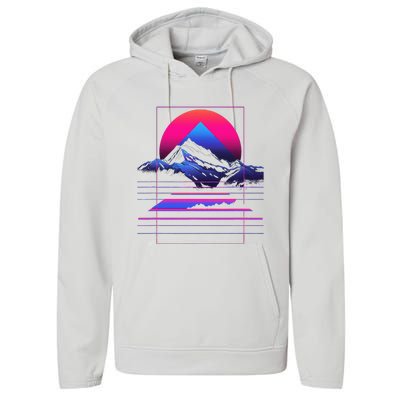 80s Aesthetic Cool Graphic S 6xl Graphic Performance Fleece Hoodie