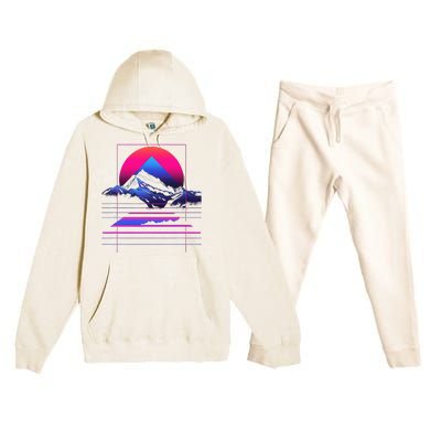 80s Aesthetic Cool Graphic S 6xl Graphic Premium Hooded Sweatsuit Set