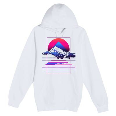 80s Aesthetic Cool Graphic S 6xl Graphic Premium Pullover Hoodie