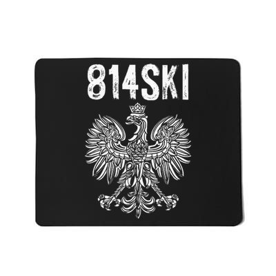 814 Area Code Erie Pennsylvania 814ski Polish Pride Mousepad