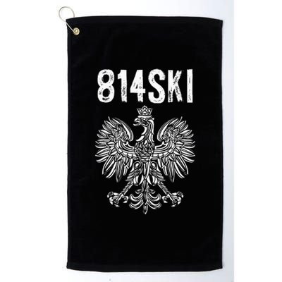 814 Area Code Erie Pennsylvania 814ski Polish Pride Platinum Collection Golf Towel