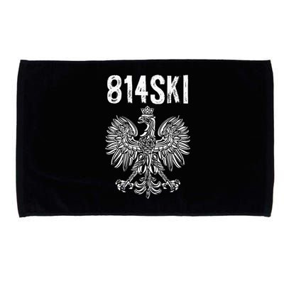 814 Area Code Erie Pennsylvania 814ski Polish Pride Microfiber Hand Towel