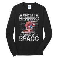 82nd Airborne Division Born At Ft Benning Raised Fort Bragg Tall Long Sleeve T-Shirt