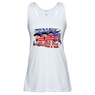 82nd Airborne Division Paratrooper Veteran Fort Bragg Gifts Ladies Essential Flowy Tank