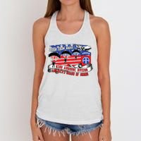 82nd Airborne Division Paratrooper Veteran Fort Bragg Gifts Women's Knotted Racerback Tank