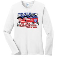 82nd Airborne Division Paratrooper Veteran Fort Bragg Gifts Ladies Long Sleeve Shirt