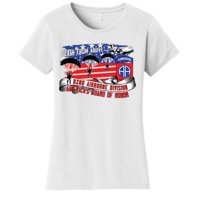 82nd Airborne Division Paratrooper Veteran Fort Bragg Gifts Women's T-Shirt