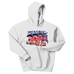 82nd Airborne Division Paratrooper Veteran Fort Bragg Gifts Kids Hoodie