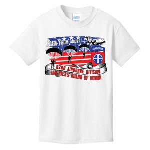 82nd Airborne Division Paratrooper Veteran Fort Bragg Gifts Kids T-Shirt