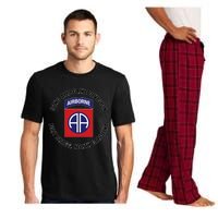 82nd Airborne Division Fort Bragg North Carolina Emblem Vet Pajama Set