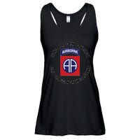 82nd Airborne Division Fort Bragg North Carolina Emblem Vet Ladies Essential Flowy Tank