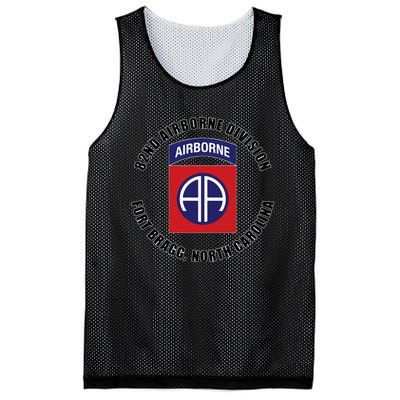 82nd Airborne Division Fort Bragg North Carolina Emblem Vet Mesh Reversible Basketball Jersey Tank