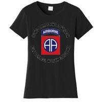 82nd Airborne Division Fort Bragg North Carolina Emblem Vet Women's T-Shirt