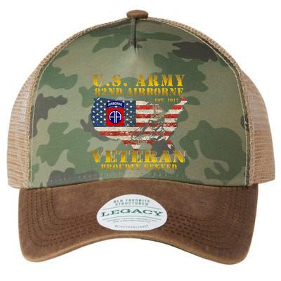 82nd Airborne Division Death From Above Fort Bragg Legacy Tie Dye Trucker Hat