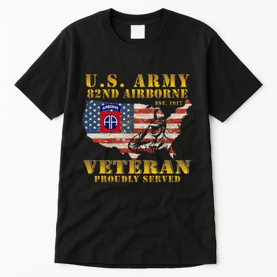 82nd Airborne Division Death From Above Fort Bragg Tall T-Shirt