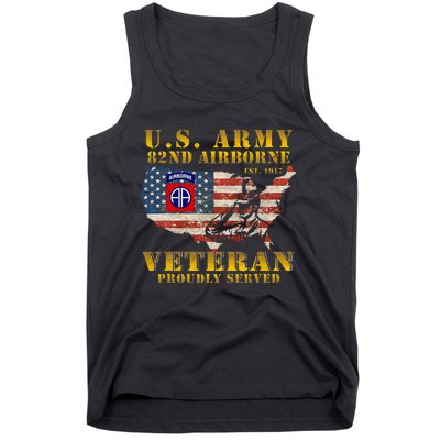 82nd Airborne Division Death From Above Fort Bragg Tank Top