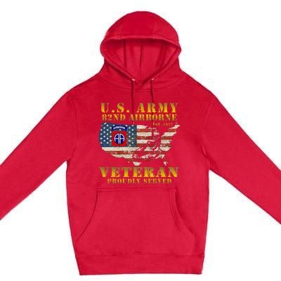 82nd Airborne Division Death From Above Fort Bragg Premium Pullover Hoodie