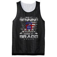 82nd Airborne Division Born At Ft Benning Raised Fort Bragg Mesh Reversible Basketball Jersey Tank