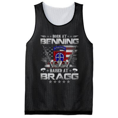 82nd Airborne Division Born At Ft Benning Raised Fort Bragg Mesh Reversible Basketball Jersey Tank