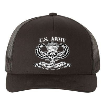 82nd Airborne Division Paratrooper Veteran Fort Bragg Gifts Yupoong Adult 5-Panel Trucker Hat