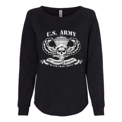 82nd Airborne Division Paratrooper Veteran Fort Bragg Gifts Womens California Wash Sweatshirt