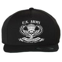 82nd Airborne Division Paratrooper Veteran Fort Bragg Gifts Wool Snapback Cap