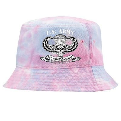 82nd Airborne Division Paratrooper Veteran Fort Bragg Gifts Tie-Dyed Bucket Hat