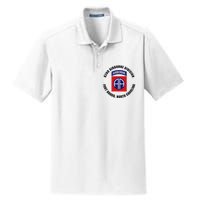 82nd Airborne Division Fort Bragg North Carolina Veteran Dry Zone Grid Polo