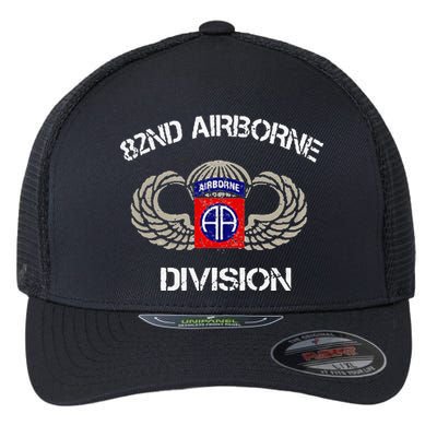 82nd Airborne Division Veteran Flexfit Unipanel Trucker Cap