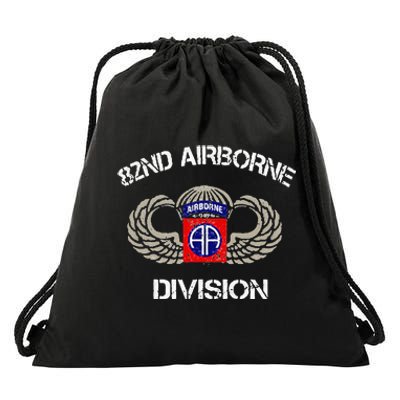 82nd Airborne Division Veteran Drawstring Bag