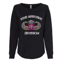 82nd Airborne Division Veteran Womens California Wash Sweatshirt