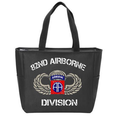 82nd Airborne Division Veteran Zip Tote Bag