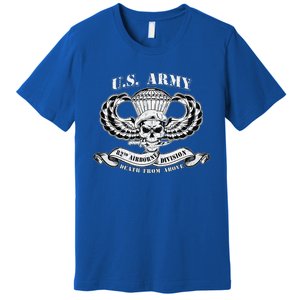 82nd Airborne Division Paratrooper Veteran Fort Bragg Premium T-Shirt