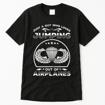 82nd Airborne For Jump Wings Paratrooper Tall T-Shirt