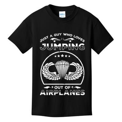 82nd Airborne For Jump Wings Paratrooper Kids T-Shirt