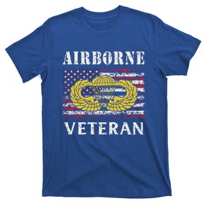 82nd Airborne Paratrooper Jump Wings Us Flag Army Veteran Cute Gift T-Shirt