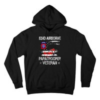 82nd Airborne Paratrooper Veteran Flag Veterans Day Hoodie