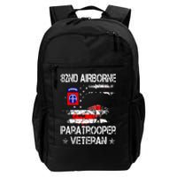 82nd Airborne Paratrooper Veteran Flag Veterans Day Daily Commute Backpack