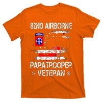 82nd Airborne Paratrooper Veteran Flag, Veterans Day T-Shirt