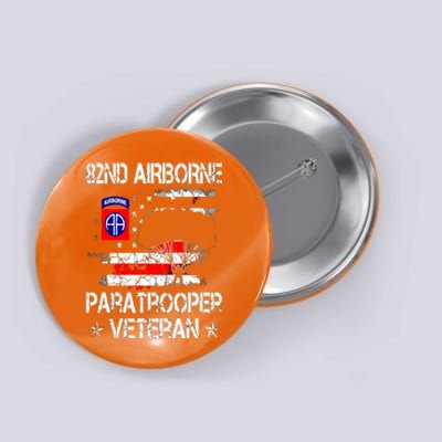 82nd Airborne Paratrooper Veteran Flag, Veterans Day Button