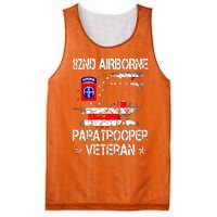 82nd Airborne Paratrooper Veteran Flag, Veterans Day Mesh Reversible Basketball Jersey Tank