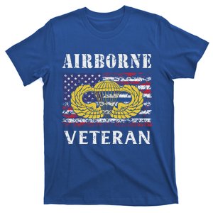 82nd Airborne Paratrooper Jump Wings Us Flag Army Veteran Gift T-Shirt