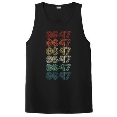 8647 Anti Trump 86 47 PosiCharge Competitor Tank