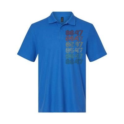 8647 Anti Trump 86 47 Softstyle Adult Sport Polo