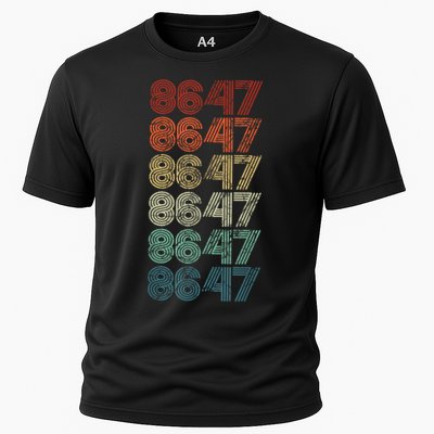 8647 Anti Trump 86 47 Retro Vintage Style Antitrump Vance Performance Shirt