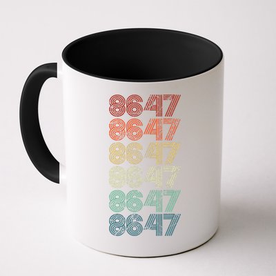 8647 Anti Trump 86 47 Retro Vintage Style Antitrump Vance Mug