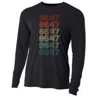 8647 Anti Trump 86 47 Retro Vintage Style Antitrump Vance Cooling Performance Long Sleeve Crew