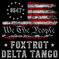 8647 Anti Trump Foxtrots Deltas Tangos Impeach 47 86 47 Flag Button