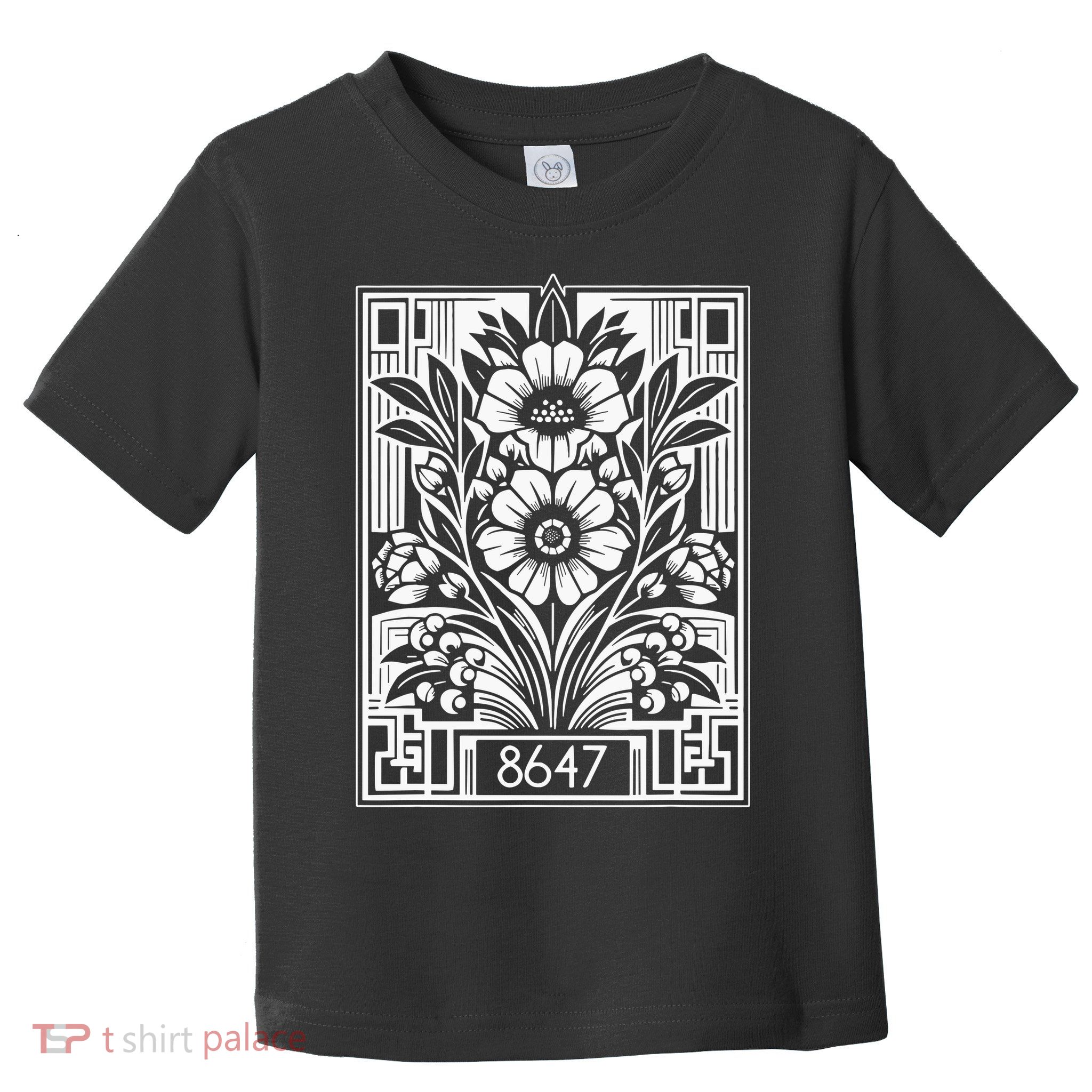 8647 Anti Trump Floral Feminist Subtle Human Rights Toddler T-Shirt