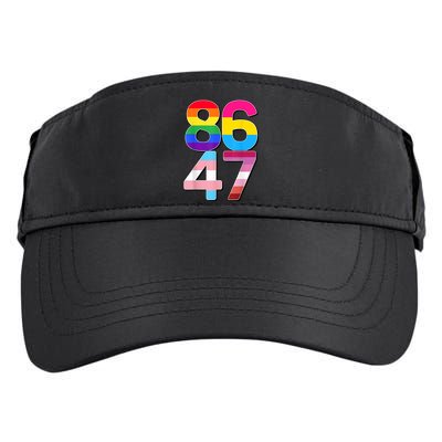 8647 Anti Trump President Rainbow LGBT  Adult Drive Performance Visor